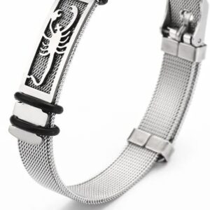 51RPcsWb1EL._AC_SX679_ 1Pcs -Trend Stainless Steel Scorpion Bracelet Charming Men's Bracelet New Fashion Jewelry Accessories Party Valentine's Day Gift-B0DL4J8BSG
