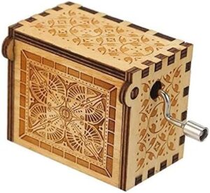 (1 PC) I Love You Daddy Three Thousand Times Handcrafted musicbox Color Brown Wooden-B0C7RJ2ZNY