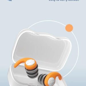 51TX2Ig3VjL._AC_SL1386_ 1 Pair Triple Layer Silicone Noise Cancelling Earplugs Suitable for Sleep Swimming Waterproof Noise Filter Creating Random Color-B0DWVB6X7S