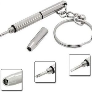51VZbEGgzDL._AC_SL1024_ WSSBK 5 Pcs Mini Portable Screwdriver 3 In 1 Steel Precise Eyeglass Screwdriver Set Watch Repair Tools Kit With Keychain-B096LT5H4R