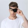 1Pcs-Kid's/Adult Black Adjustable Soft and Comfortable Pirate Eye Patch Single Eye Mask for Amblyopia Lazy Eye ‍ (Left)-B0DBMYJSMW