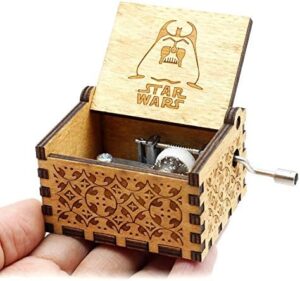 Romely's Gift Store Star Wars Music Box (Wood)-B0831S8SHP