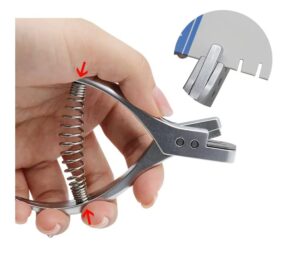 1Pcs U-shaped Notch Punching Pliers DIY Steel Pattern Hole Notcher Sewing PliersTailor Opening Pincers Tailors Fabric Punch Marker-B0DW5GR3MQ