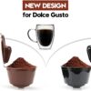 Coffee Filters - For Dolce Gusto Coffee Capsule Plastic Capsule Refillable Reusable Compatible with cafe Dolce Gusto Refill Cup Use 150times (1pcs Random Color)-B08C7LRHQ1