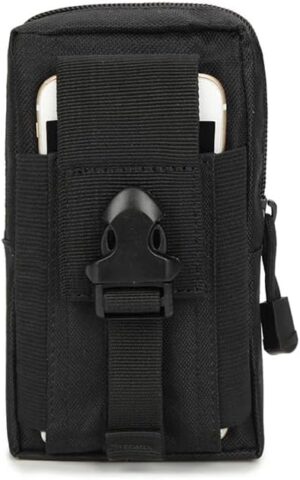 Men Tactical Molle Pouch Belt Waist Bag Edc Phone Pocket Fanny Pack Running Camping Bags Soft Back Hunting Accessories -18X10Cm (Green)-B0DFYW9V9H