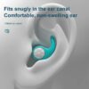 1 Pair Triple Layer Silicone Noise Cancelling Earplugs Suitable for Sleep Swimming Waterproof Noise Filter Creating Random Color-B0DWVB6X7S