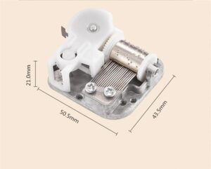 Music Box Movement Mechanical Clockwork Music Bell Musical Boxes Accessories Home Decor - Volume of the music box movement is relatively small, (Random Melody)-B0DFLQH4GR