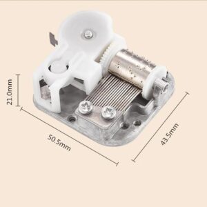 51f-+jftxBL._AC_SL1000_ Music Box Movement Mechanical Clockwork Music Bell Musical Boxes Accessories Home Decor - Volume of the music box movement is relatively small, (Random Melody)-B0DFLQH4GR