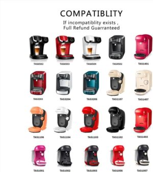 (1Pc) Reusable Coffee Capsule for Tassimo BOSCH Machine Refillable Filter Cup Pod Espresso Maker 60ML-B0CC6V2TDZ
