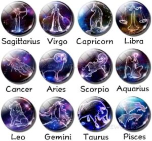 -(12) Constellations Keychain Constellation Key Rings Zodiac Sign Keychain Pendant Jewelry Fashion Birthday Gift-B0BPN7V56H