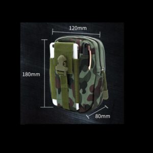 [Camouflage Green] Men Waist Pack Casual Bag Drop Leg Thigh Bag Waist Fanny Pack Belt Pouch Outdoor Sport Fanny Multifunction Pack Phone Pocket CF-B0CVSKK1T2