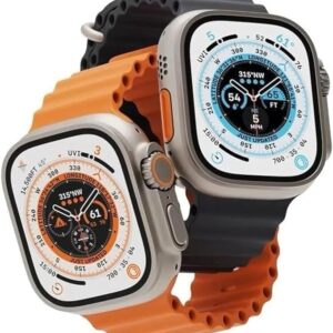 51kRG383LbL._AC_ T900 Ultra NFC Smart Watch Bluetooth Call Wireless Charging Sport Smartwatch (Black 49MM) 2.09 Infinite Display-B0D74TYF64
