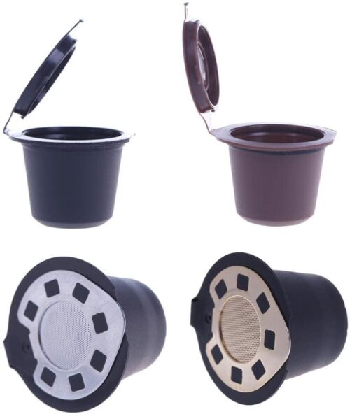 Reusable Stainless Steel Refillable Coffee Capsule Filter-B09NYLXLPC