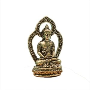 1Pcs Handcraft Buddha Statue Chinese Style Pure Brass Vivid Buddha Pendant Miniature Mini Brass Buddha Car Pendant - Random Shape-B0DFRVKFR1