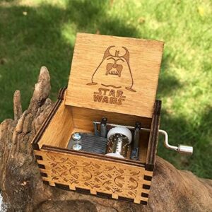 Romely's Gift Store Star Wars Music Box (Wood)-B0831S8SHP