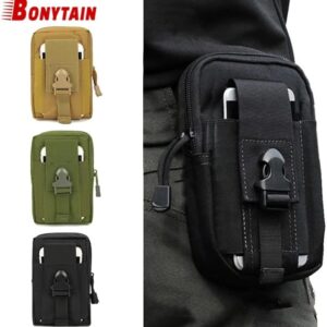 51ry9peraAL._AC_ Men Tactical Molle Pouch Belt Waist Bag Edc Phone Pocket Fanny Pack Running Camping Bags Soft Back Hunting Accessories -18X10Cm (Green)-B0DFYW9V9H