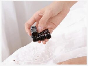 Mitu Infinite Flipper Fidget Cube Fingertip Blocks Stress Reliever Toy - Gray X white-B0DXKF6Y8V