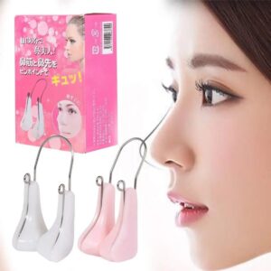 (1Pcs)  Nose Shaping Corrector Bridge Lifting Up Nose Straightener Nose Shaper Clip Nose Lift-Up Shaper Silicone Nose Lifter (Pink, Normal)-B0DF7CGZ2L