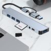 8-IN-2 USB HUB 3.0 USB C HUB Dock Station 5Gbps High Speed Transmission USB Splitter Type C to USB OTG Adapter For Macbook Pro (7-IN-2, CHINA)-B0DX852HFM