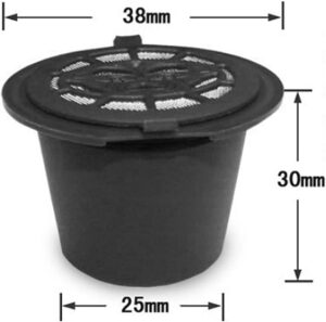 weeman Reusable K Cups Coffee Filters Fits For Most Models Coffee Filters Replacement Universal Reusable To Use With Select Single Cup Coffee Makers（3 filters + spoon brush）-B09C1ZS29R