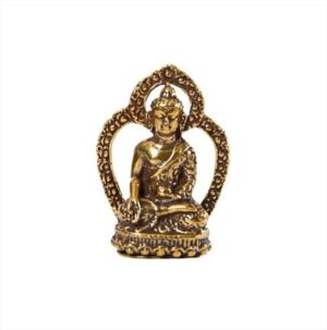 1Pcs Handcraft Buddha Statue Chinese Style Pure Brass Vivid Buddha Pendant Miniature Mini Brass Buddha Car Pendant - Random Shape-B0DFRVKFR1
