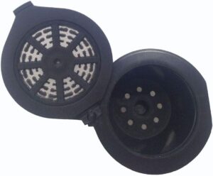 5pcs Reusable Coffee Capsules Cups Espresso Pods Filters For Nespresso Machines with 1pc Plastic Bonus Coffee Spoon-B07NF8S6FK