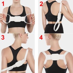 (1PC) (Black, L weight below 65KG) Back Posture Corrector Belt Adjustable Shoulde Neck Spine Reshape Body for Column Posture Correction for Women Men Straightener-B0DY7XTVCM