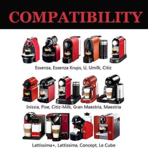 [1PCS+Brash+Spoon] Reusable Capsules Refillable Coffee Pod for Capsule for Coffee Machine Color As Shown-B0DJ98FM72