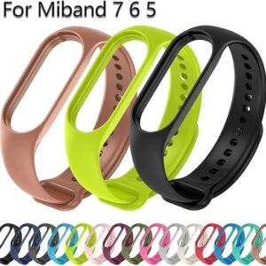 613IO-9LYtL._AC_SX522_ Watch Strap For Xia-omi Mi Band 7 6 5 Wristband Silicone Bracelet Case Cover Wrist Mi Band7 band5 band6 Smartwatch Accessories-B0DPJJDFMF