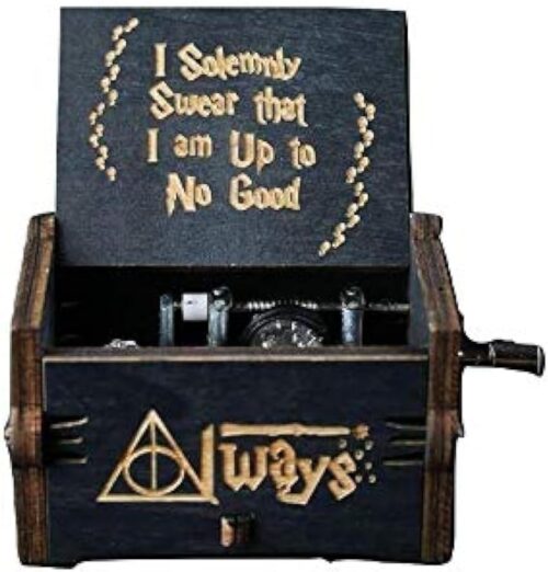 SKEIDO Harry Potter Black Edition Classic Mini Music Box-B07MXH3465