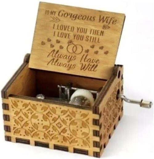 Music Box _ To my gorgeous Wife - I loved you Then I love You Still-B09W92TNN3