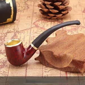 1 pcs - Vintage Durable Solid Classic Pipe Smoking 107mm High Quality New Design Tobacco Pipe Smoking Accessories.-B0DS3QQNMK
