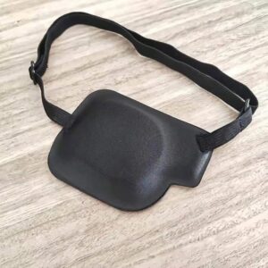 1Pcs-Kid's/Adult Black Adjustable Soft and Comfortable Pirate Eye Patch Single Eye Mask for Amblyopia Lazy Eye ‍ (Left)-B0DBMYJSMW