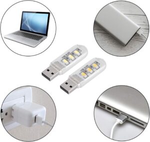 USB Gadgets Mini USB LED Light For Book Lights 24 LEDs SMD For PC Laptops Notebook Mobile Power Charger Reading Bulb-B0CDV74F7X