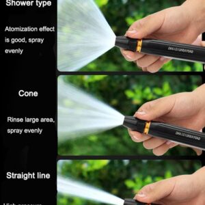 61FHnpRHboL._AC_SL1500_ Garden Hose Pipe Spray Gun Starter Set, Alloy High Pressure Hose Watering Nozzle Gun with Hose End Quick Connector, Threaded Tap Adapter Hose Fitting for Car Washing, Garden Irrigation-B0DWB7VNDV