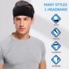 1PCs Sports Headbands For Men Woman Gym Yoga Sweat Hair Bands Soft Elastic Hairbands Stretch Outdoor Sport Sweatbands One Size-B0DVPSMYWX