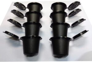 weeman Reusable K Cups Coffee Filters Fits For Most Models Coffee Filters Replacement Universal Reusable To Use With Select Single Cup Coffee Makers（3 filters + spoon brush）-B09C1ZS29R