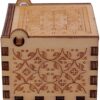CSTE INTERNATIONAL La Casa De Papel Print Bella Music Ciao Box Wooden Engraved Vintage Musical Box Gifts Colorful, Multicolor-B08X1NW7PD