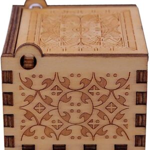 CSTE INTERNATIONAL La Casa De Papel Print Bella Music Ciao Box Wooden Engraved Vintage Musical Box Gifts Colorful, Multicolor-B08X1NW7PD