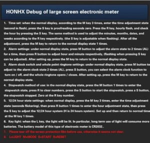 Men's Outdoor Sports Watch Waterproof Honhx Luxury Mens Digital Led Watch Light Changer Date Sport Men Outdoor Electronic Watch (K)-B0C6YF3X1F