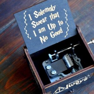 SKEIDO Harry Potter Black Edition Classic Mini Music Box-B07MXH3465