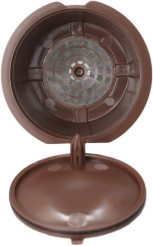 3pcs Coffee Capsules Filter Cup Stainless Steel Mesh Reusable Capsule Cup with Brush and Spoon-B07T8SWPX8