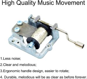 1PCs To My Daughter from Mom & Dad Music Box Gifts Happy Box- Color Edition-B0CTFR9DSC