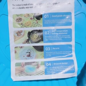 61MhFjFH7sL._AC_SL1156_ Generic Silicone Air Fryer Plate, AirFryer Plate 25 cm Size, Random Color MAy apply-B0DWPGJDYM