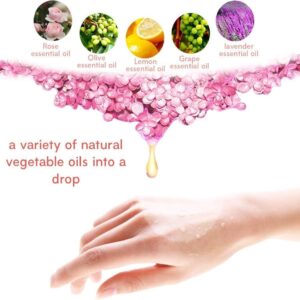 Moisturizing Spa Gel Gloves Softer, Suppler Hands in Just 20 Minutes, with Jojoba Oil, Olive Oil, Vitamin E, Plant Essential Oils, Soften & Smooth, One Size Fits All (Pink)-B0DY6BCXB4