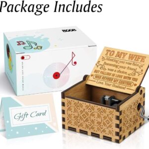 1PCs Daughter When Life Gives Me, With Love, Your Mom & Dad Music Box Gifts - Color Edition-B0CTFSPYQB