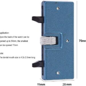 61P+cGTPU1L._AC_ 1Pcs - Professional Watch Back Remover Tool, Metal Adjustable Watch Back Case Opener Closer Remover Repair Screw Wrench Repair Kit Watchmaker Holder Tool Watchmaker Accessories-B0CR8ND3P1