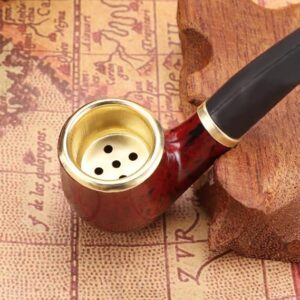 1 pcs - Vintage Durable Solid Classic Pipe Smoking 107mm High Quality New Design Tobacco Pipe Smoking Accessories.-B0DS3QQNMK