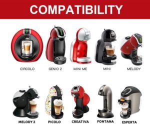 Coffee Filters - For Dolce Gusto Coffee Capsule Plastic Capsule Refillable Reusable Compatible with cafe Dolce Gusto Refill Cup Use 150times (1pcs Random Color)-B08C7LRHQ1