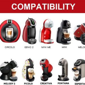 Coffee Filters - For Dolce Gusto Coffee Capsule Plastic Capsule Refillable Reusable Compatible with cafe Dolce Gusto Refill Cup Use 150times (1pcs Random Color)-B08C7LRHQ1